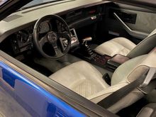 Leather interior with Momo steering wheel and a B&M shifter. Roof panel too