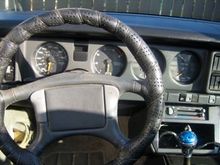 Stock interior minuis the shifter knob.