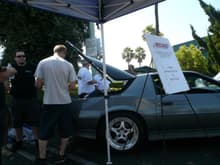 car show/super cruise Ninety-One (Brendan) and my self on the left
