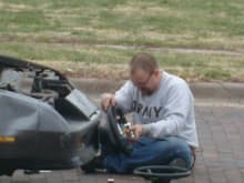 here in this picture i am putting in a new steering column in my 86 camaro from a 91 firebird.  worked like a charm.