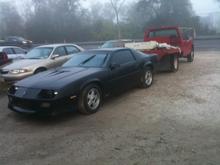 outside my shop, waiting for the crate motor