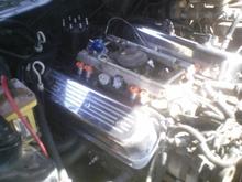 a shot of motor almost finished