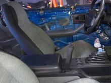 interior stripped back seats removed no headliner no door panels