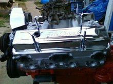 Chrome Edlebrock valve covers