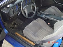 int without mats,97 bird seats,stock steering wheel,stock center console