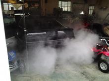 Cold start in garage