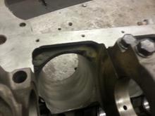 The bottom end professionally Notched.