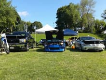 Canal Days car show. My 1991 rs camaro, friends GMC and Grand prix