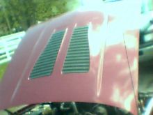 Hood, top good, underside needs refinishing