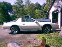 1984 Trans Am before I stripped it down