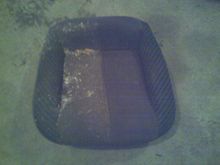 showing how dirty the seats were, left is dirty, right is clean, sry for bad quality, it was taken at night with my phone