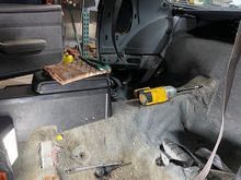 Seats out.