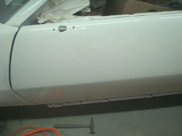 You can see the reflection of the air hose in the primer, lol.