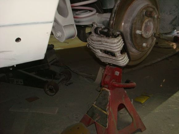 Passenger side bolted back on.