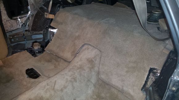 August 2015 fitting the new carpets (rear)