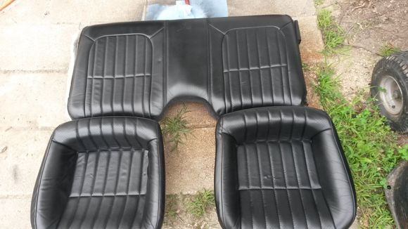 The rear seats after I finished them.