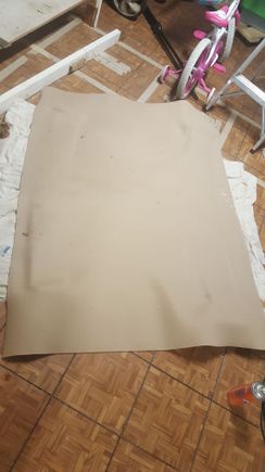 new fabric on the headliner