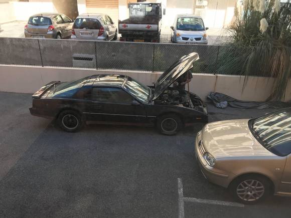 Don't laugh at the V5 Golf. She gave the power to  inflate tires.