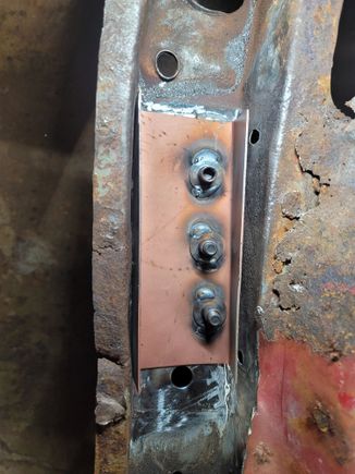 made sure the doubler plate still fit