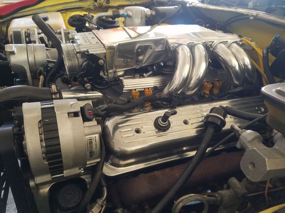 This was my victory picture after getting the upper intake assembled. 