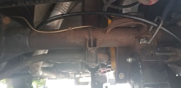 Pass side, with one of the e-brake cable eyelets from a 4thgen