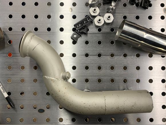 Old down pipe worse than two 90 degrees
