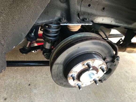 New bump stops installed.  