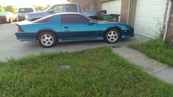 91 stock, picture when I got new tires