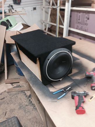 This went in the rear well of a convertible