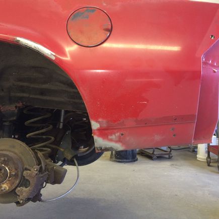 On to the quarter repair