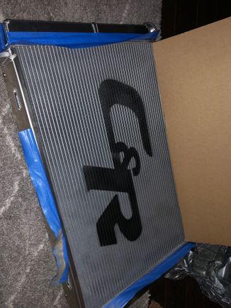 The LS swap radiator is just beautiful.