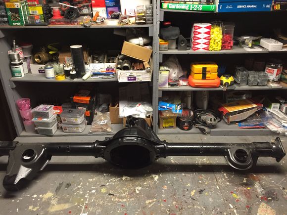 Powdercoated rear end housing