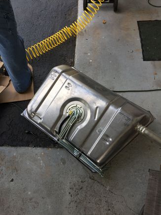 New fuel tank ready to go in.