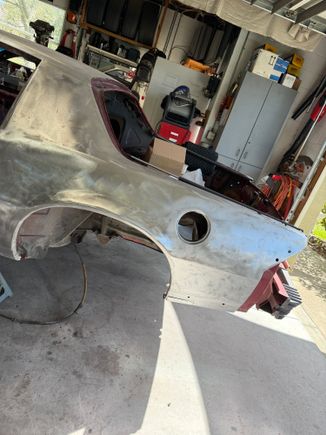 Rear glass removed