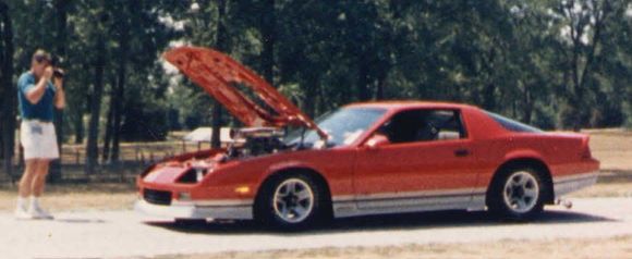 Jun 1988 CHP photo shoot at Street Machine Nats Du Quoin