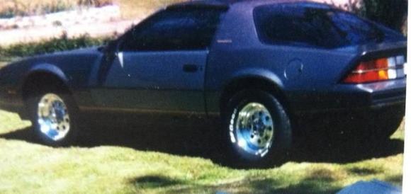 An old picture. 
Love the shiny weld wheels.