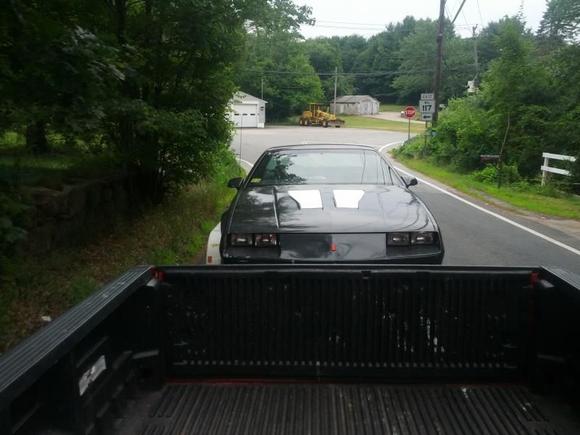and my motor which was unharmed by the crash thankfully, is going into this  1985  stick Z ! awsome  i wanted stick from the begining     no rot on this one  yet.....     --------->