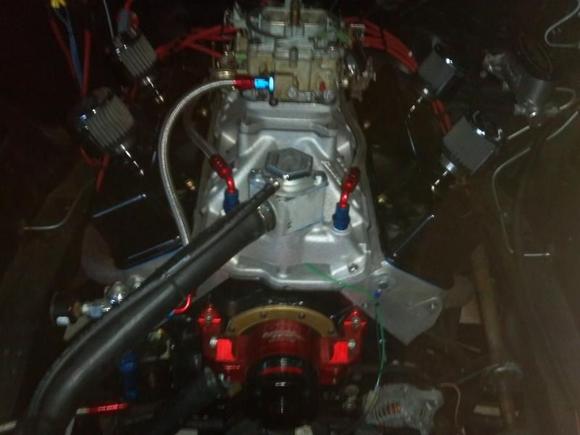 Harshman Racing Engines 355 all motor with a qjet