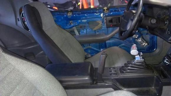interior stripped back seats removed no headliner no door panels