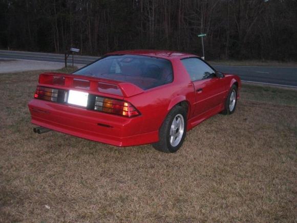 1991 Z 28 Passenger rear shot