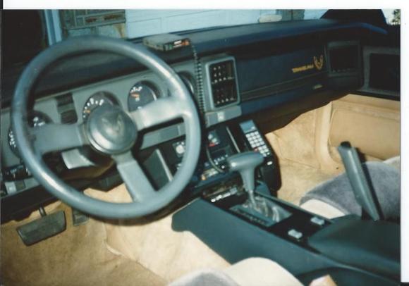 1985 Pontiac Trans Am Circa 1990, check out the installed car phone and old passport radar detector.