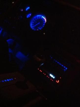 blue and red is my interior theme