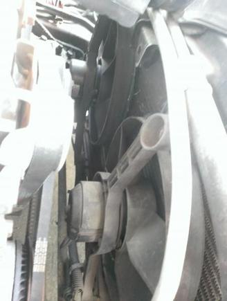 Fans that are no longer running on a circuit from the ECM