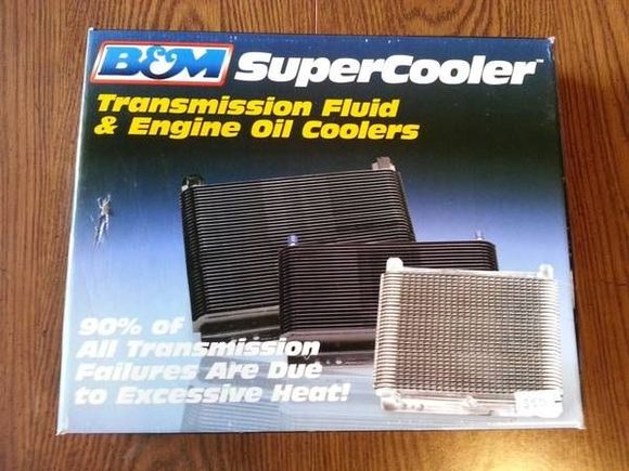 B&amp;M Racing Super Cooler 70273 GVW 25,000 lbs.
11"W x5 1/2 D