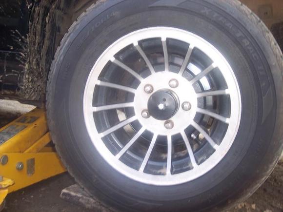 was trying to decide if the tires looked better with the centers or without them