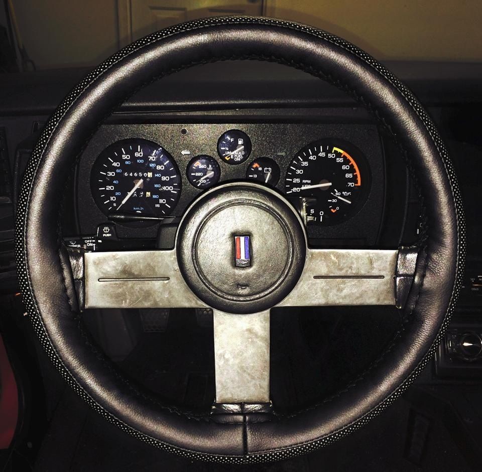 Anyone looking to repair their orig. worn steering wheel? Try this
