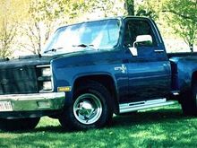 (1)  1981 Chevrolet Scottsdale Stepside (Before)