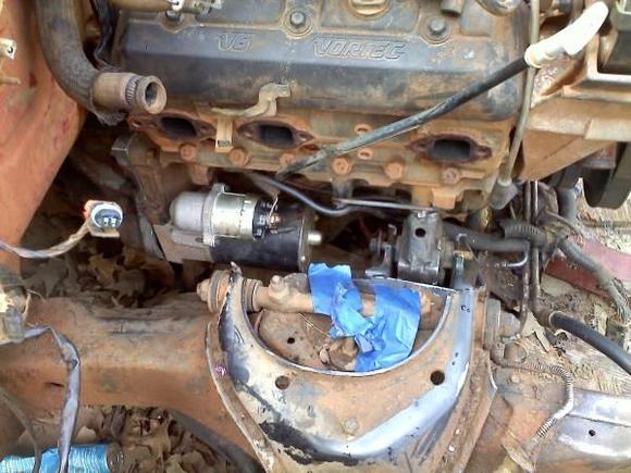 starter wired in with the dodge key