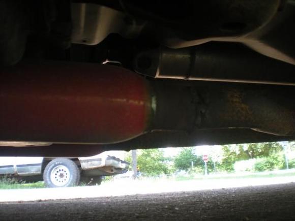again welded not clamped both sides