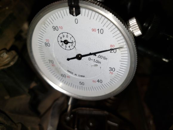 with timing marks aligned